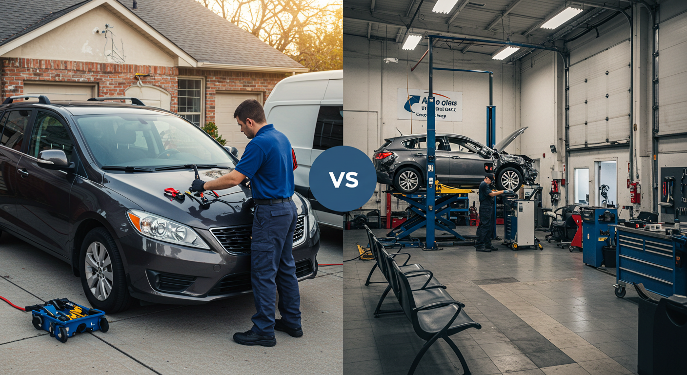 Mobile vs In-Shop Repair Replacement
