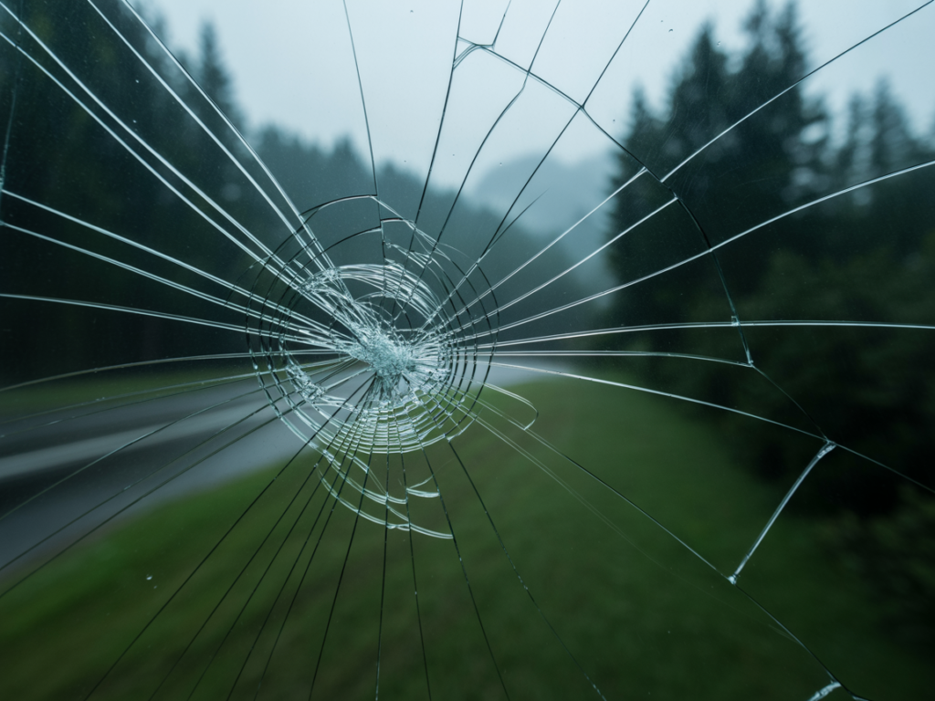 auto glass repairing a cracked windshield 